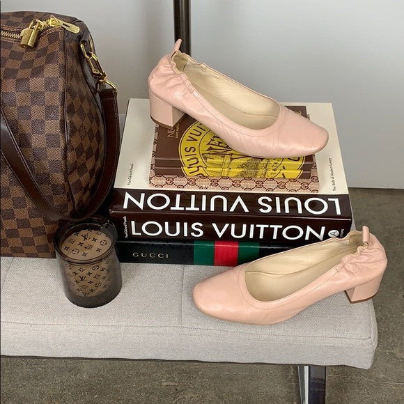 everlane day heel pale rose